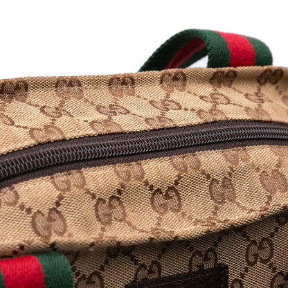 Gucci GG Canvas Web Tote