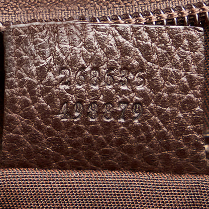Gucci GG Crystal Abbey D Ring Shoulder Bag (SHG-32112)