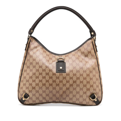 Gucci GG Crystal Abbey D-Ring Shoulder Bag (SHG-OyA3NC)