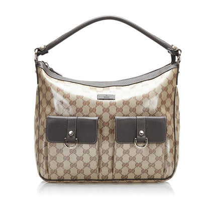 Gucci GG Crystal Abbey Shoulder Bag (SHG-RbiUo2)