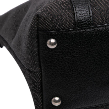 Gucci GG Denim Abbey D Ring Tote