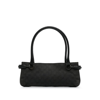 Gucci GG Denim Horsebit Shoulder Bag (SHG-ZaOqO1)