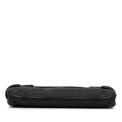 Gucci GG Denim Horsebit Shoulder Bag (SHG-ZaOqO1)