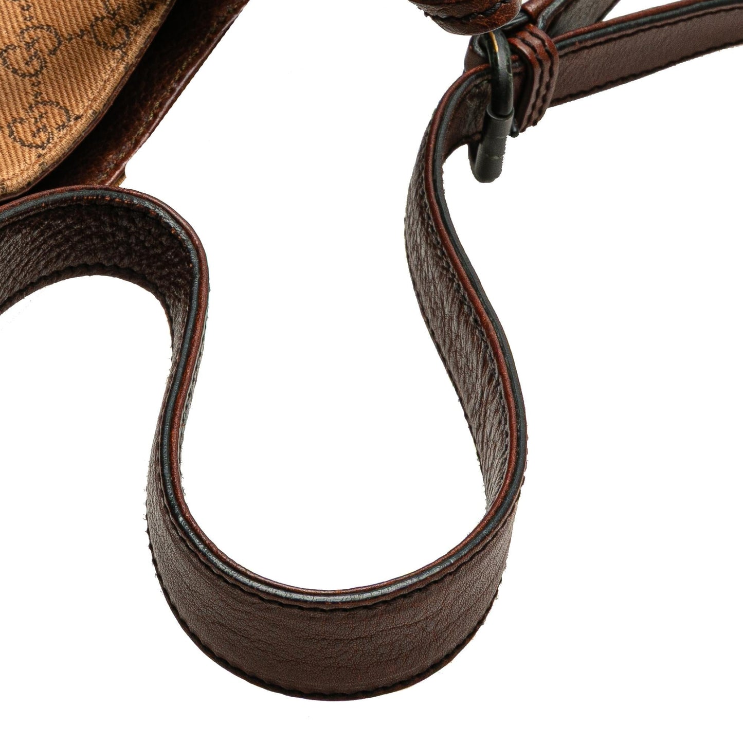 Gucci GG Denim Horsebit Shoulder Bag