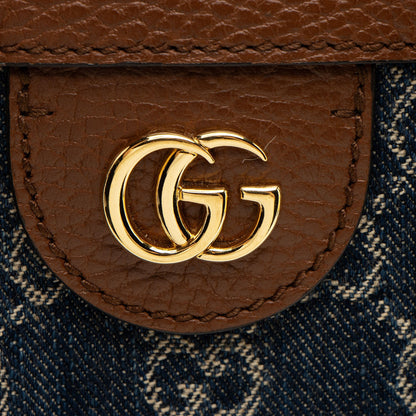 Gucci GG Denim Ophidia Medium Tote (SHF-eW1J5L)