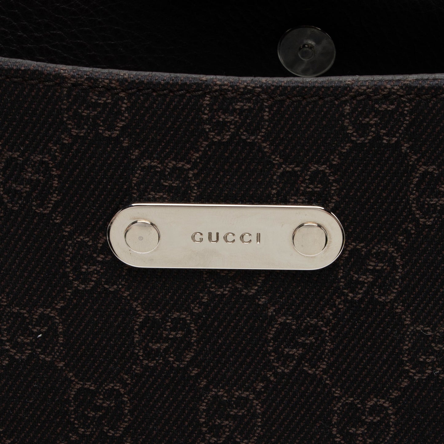 Gucci GG Denim Shoulder Bag (SHF-mP1GGZ)