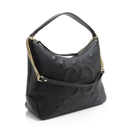 Gucci Jumbo GG Embossed Calfskin Apollo Large Shoulder Bag