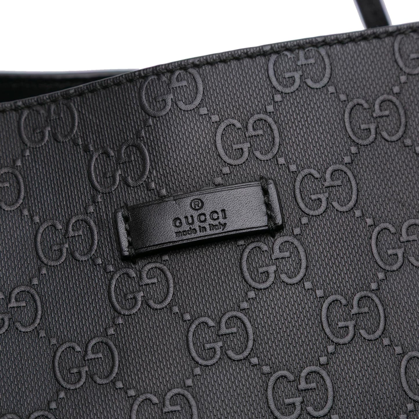 Gucci GG Embossed Leather Hilary Lux Tote