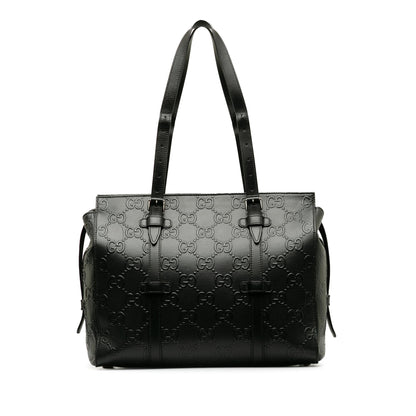 Gucci GG Embossed Tote Bag (SHG-w2F0hl)