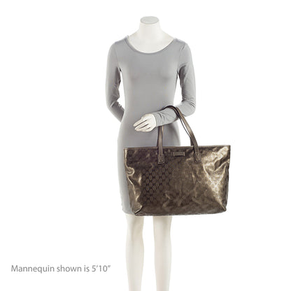Gucci GG Imprime Large Tote (SHF-vLQjcK)