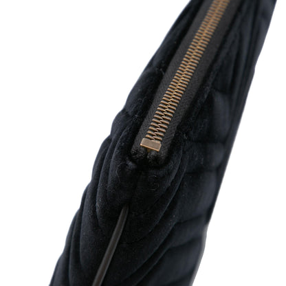 Gucci GG Marmont Matelasse Velvet Clutch