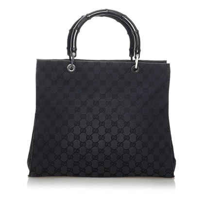 Gucci GG Nylon Bamboo Tote Bag (SHG-31419)