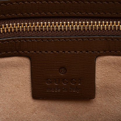 Gucci GG Supreme 1955 Horsebit Small Shoulder Bag (SHF-o9bVc1)