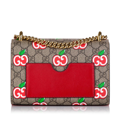 Gucci GG Supreme Apple Padlock Shoulder Bag (SHG-35947)