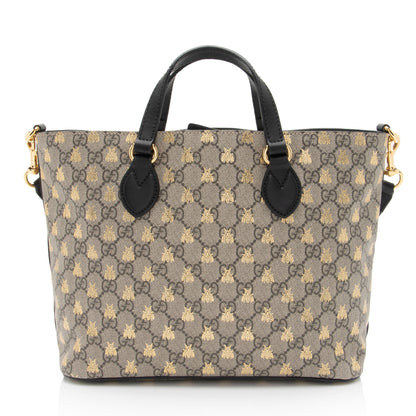 Gucci GG Supreme Bee Soft Small Tote (SHF-tdpAEz)