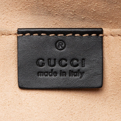 Gucci GG Supreme Bees Padlock Small Shoulder Bag (SHF-GLVNfB)