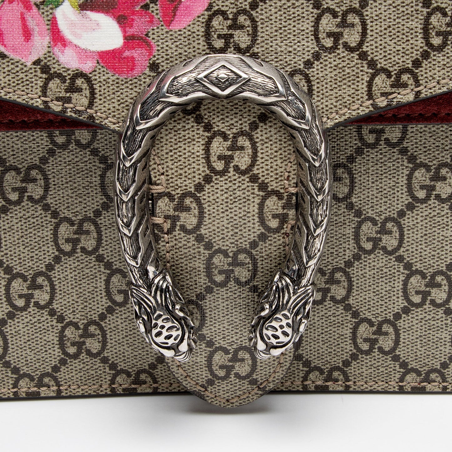 Gucci GG Supreme Blooms Dionysus Small Shoulder Bag (SHF-ZisQDH)