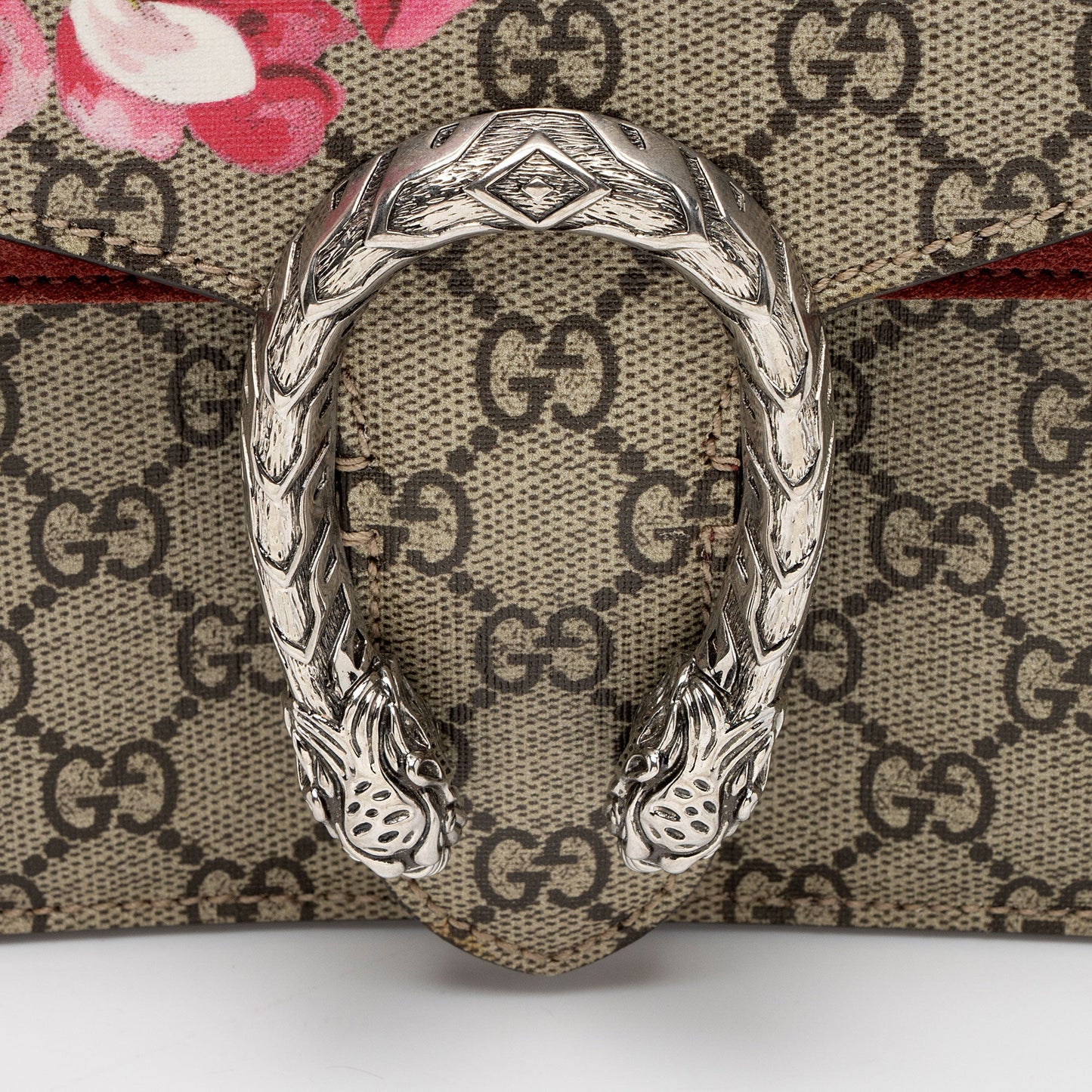 Gucci GG Supreme Blooms Dionysus Small Shoulder Bag (SHF-72Z9Ik)