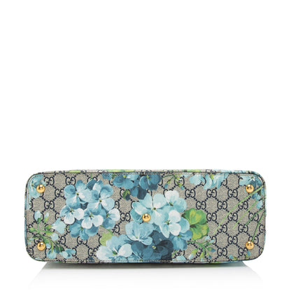 Gucci GG Supreme Blooms Medium Zip Tote