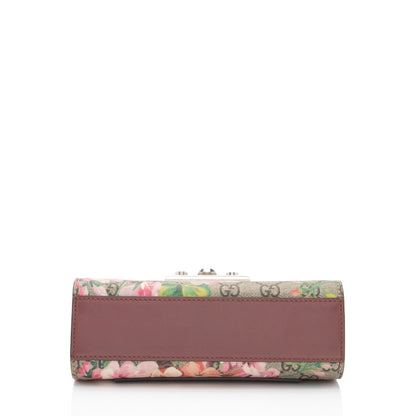 Gucci GG Supreme Blooms Padlock Small Shoulder Bag (SHF-6zv2gD)
