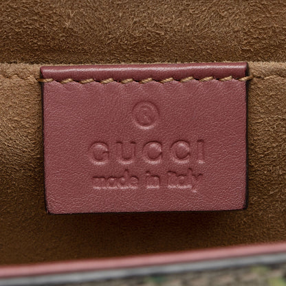 Gucci GG Supreme Blooms Padlock Small Shoulder Bag (SHF-6zv2gD)