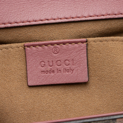 Gucci GG Supreme Blooms Padlock Small Shoulder Bag (SHF-BfraHH)