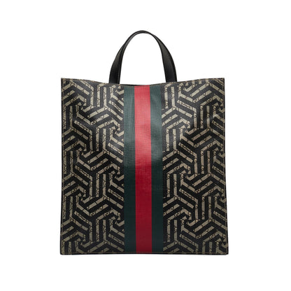 Gucci GG Supreme Caleido Web Tote Bag (SHG-BvZdHT)