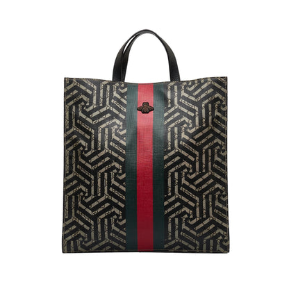 Gucci GG Supreme Caleido Web Tote Bag (SHG-BvZdHT)