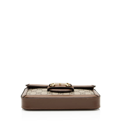 Gucci GG Supreme Chain Horsebit 1955 Small Shoulder Bag