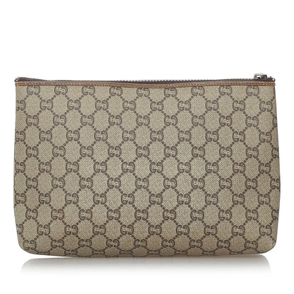 Gucci GG Supreme Clutch Bag (SHG-30889)