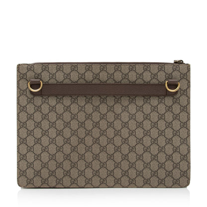 Gucci GG Supreme Courrier Messenger Clutch (SHF-pgZYso)