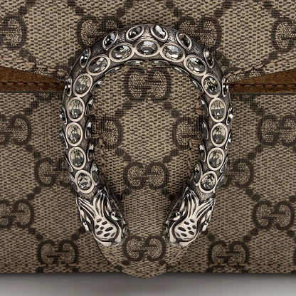 Gucci GG Supreme Crystal Dionysus Small Shoulder Bag (SHF-21922)