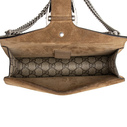 Gucci GG Supreme Crystal Dionysus Small Shoulder Bag (SHF-21922)