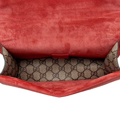 Gucci GG Supreme Crystal Dionysus Small Shoulder Bag (SHF-ILehqS)