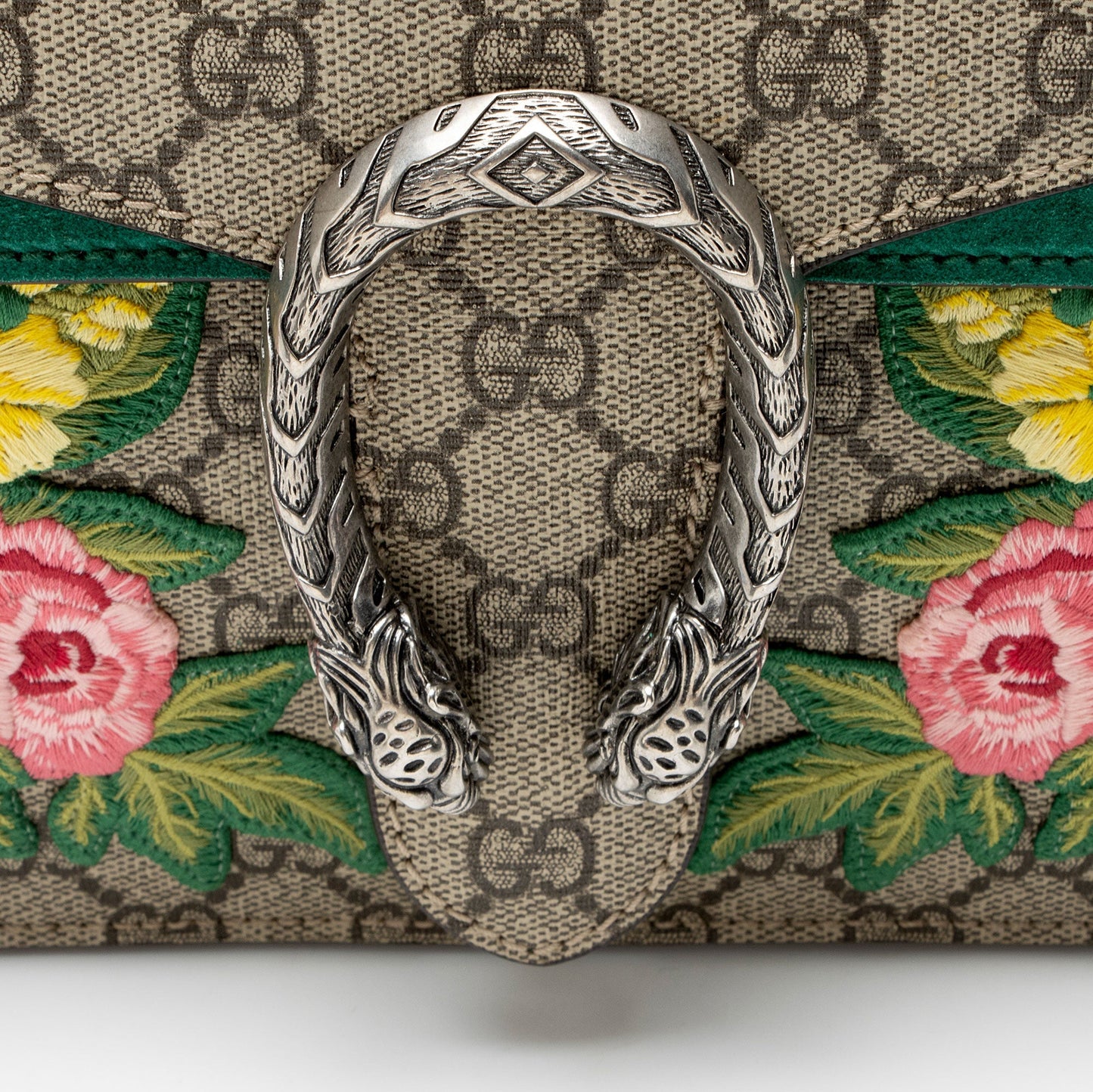 Gucci GG Supreme Embellished Dionysus Large Shoulder Bag