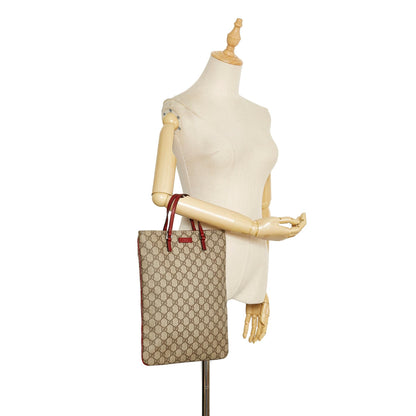 Gucci GG Supreme Flat Vertical Tote (SHG-AwXevK)