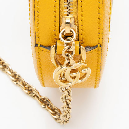 Gucci GG Supreme Flora Ophidia Round Mini Shoulder Bag