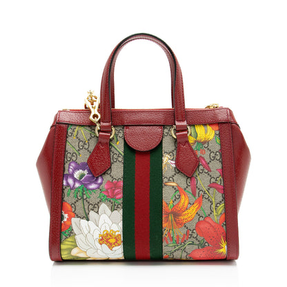Gucci GG Supreme Flora Ophidia Small Tote