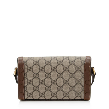 Gucci GG Supreme Horsebit 1955 Mini Shoulder Bag (SHF-IqWPZK)
