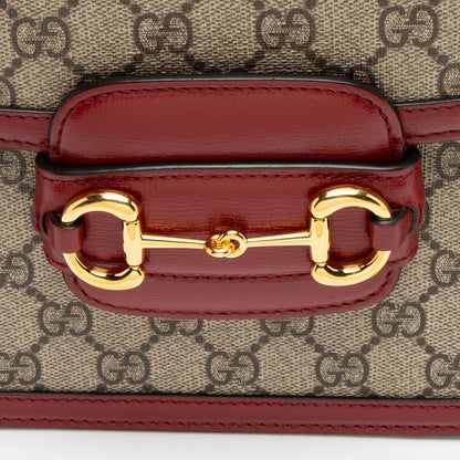 Gucci GG Supreme Horsebit 1955 Medium Shoulder Bag