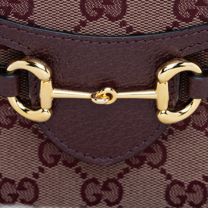 Gucci GG Supreme Horsebit 1955 Vertical Mini Shoulder Bag (SHF-bzUUtz)