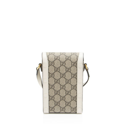 Gucci GG Supreme Horsebit 1955 Vertical Mini Shoulder Bag