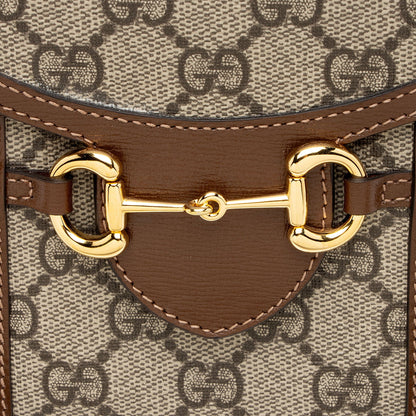 Gucci GG Supreme Horsebit 1955 Vertical Mini Shoulder Bag