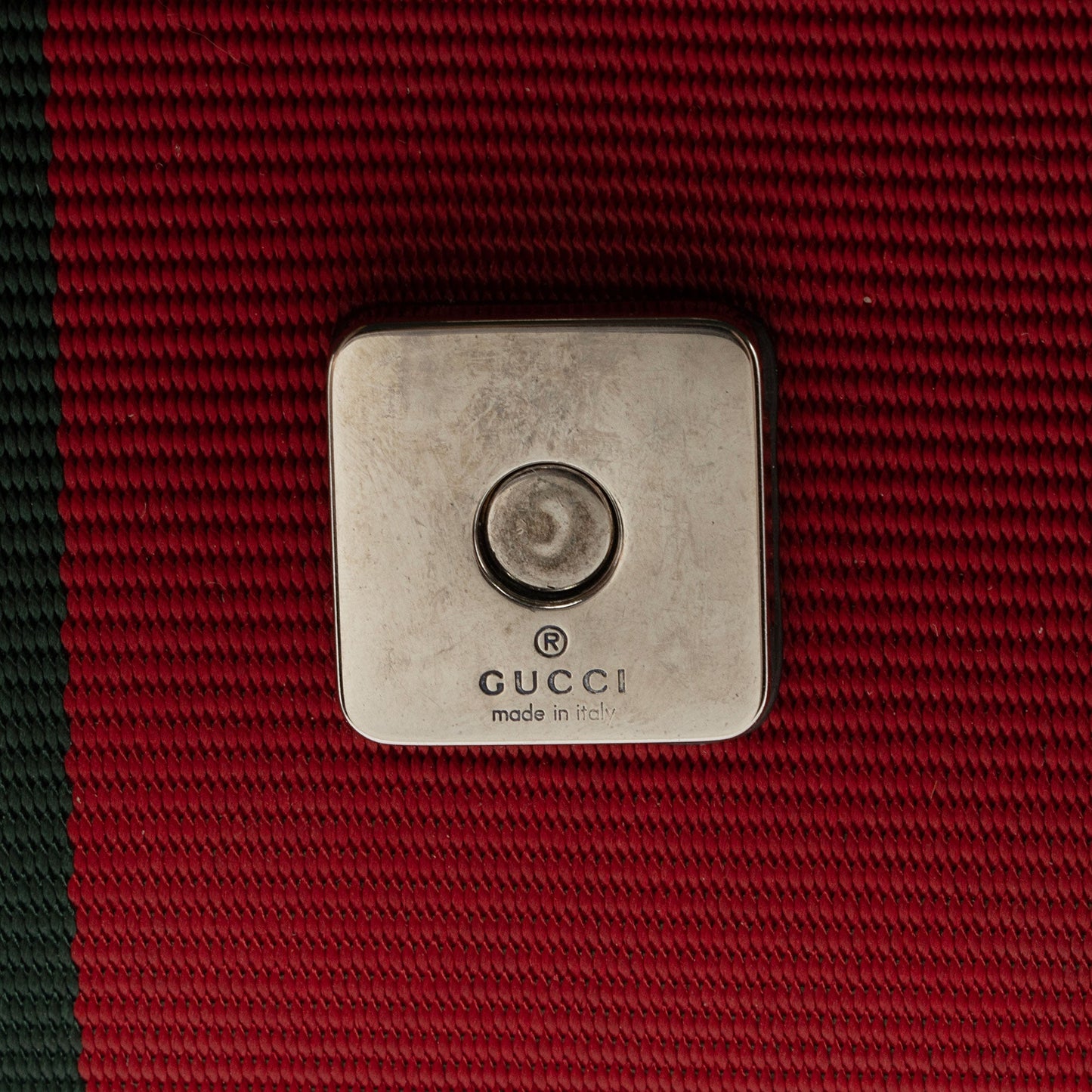 Gucci GG Supreme Horsebit Web Chain Shoulder Bag (SHF-lQWg6i)