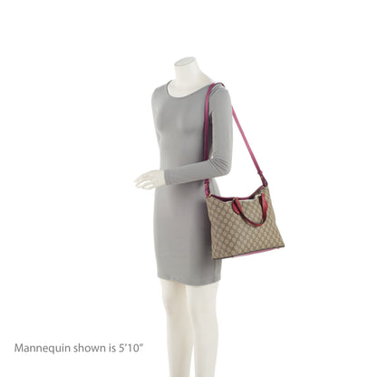 Gucci GG Supreme Linea A Fold Over Tote