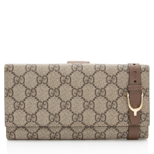 Gucci GG Supreme Nice Continental Wallet