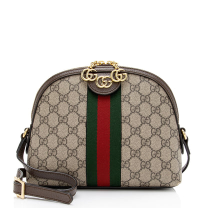 Gucci GG Supreme Ophidia Dome Small Shoulder Bag (SHF-xTbcEZ)