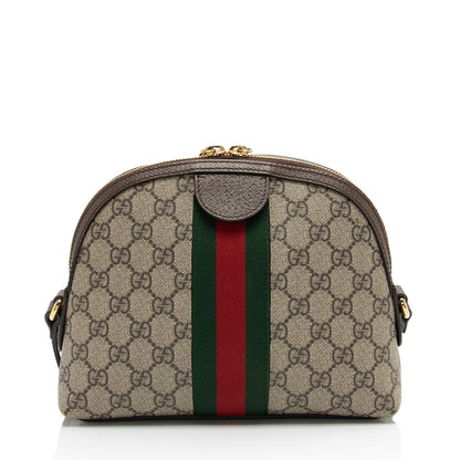 Gucci GG Supreme Ophidia Dome Small Shoulder Bag (SHF-NZZCK4)