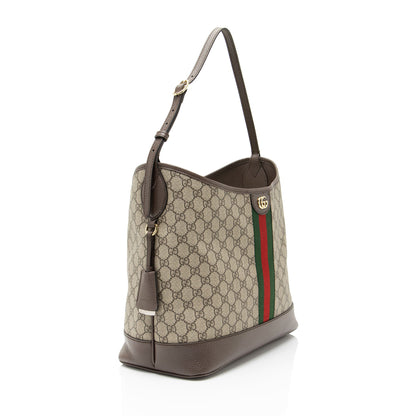 Gucci GG Supreme Ophidia Large Open Shoulder Bag