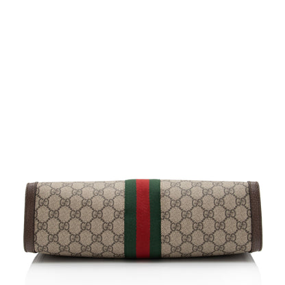 Gucci GG Supreme Ophidia Medium Chain Shoulder Bag (SHF-ZaaSNP)